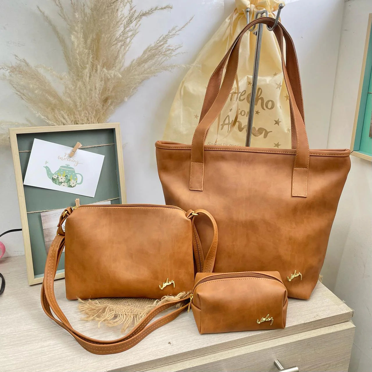 TRIO BOLSO SAFARI