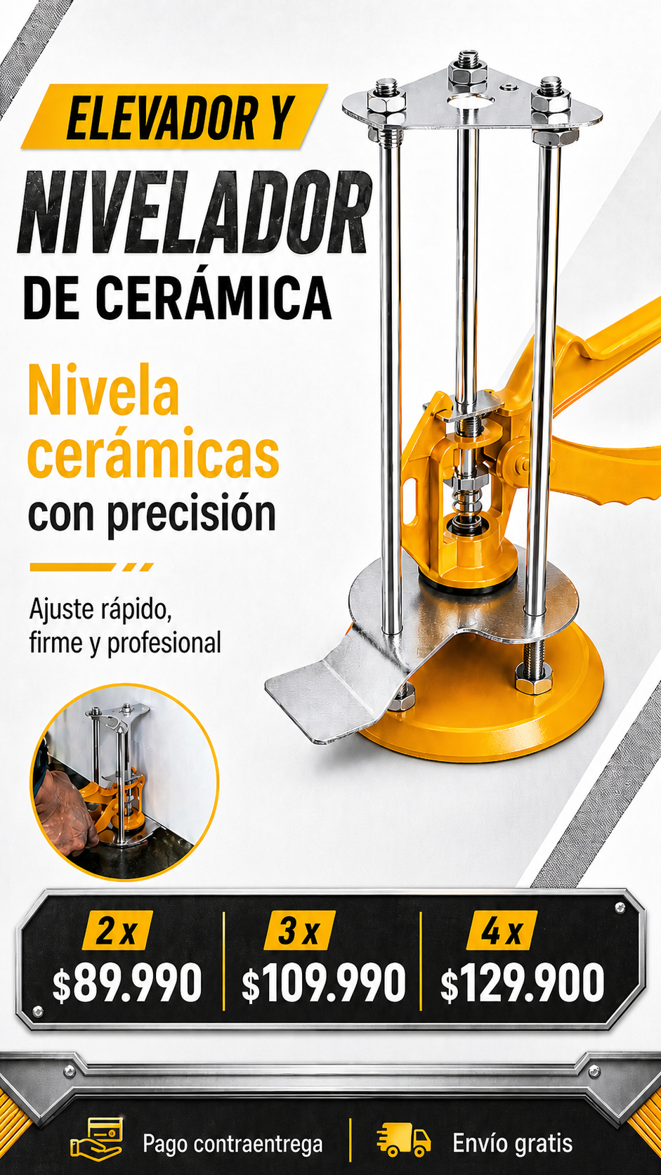 ELEVADOR Y NIVELADOR DE CERAMICA