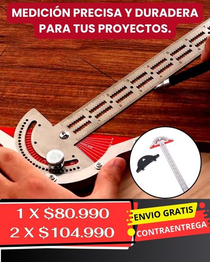 Regla De Angulo Para Carpinteria