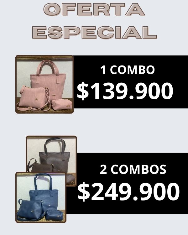 TRIO BOLSO SAFARI