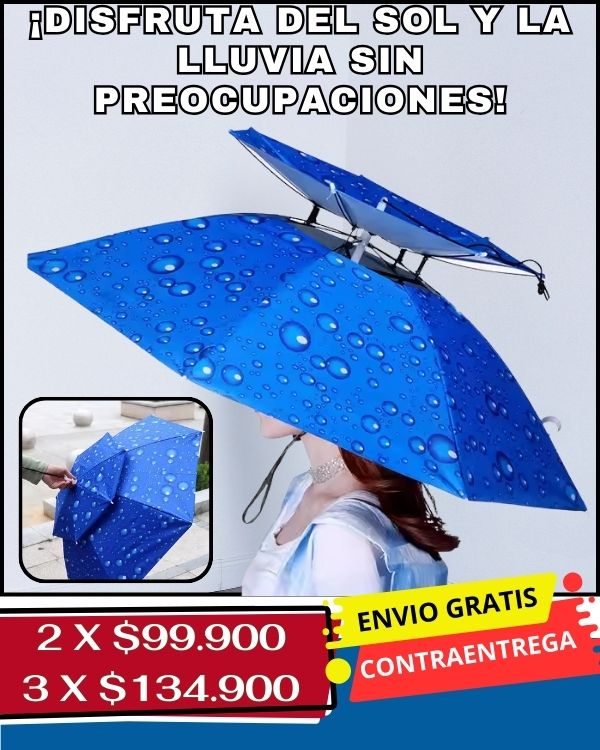 Paraguas Tipo Sombrero Multiproposito