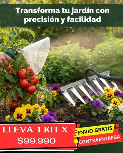 Kit Pulverizadora + Rastrillo