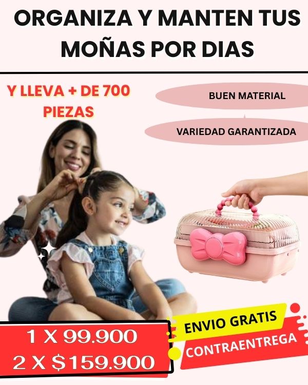 Organizador de moñitas
