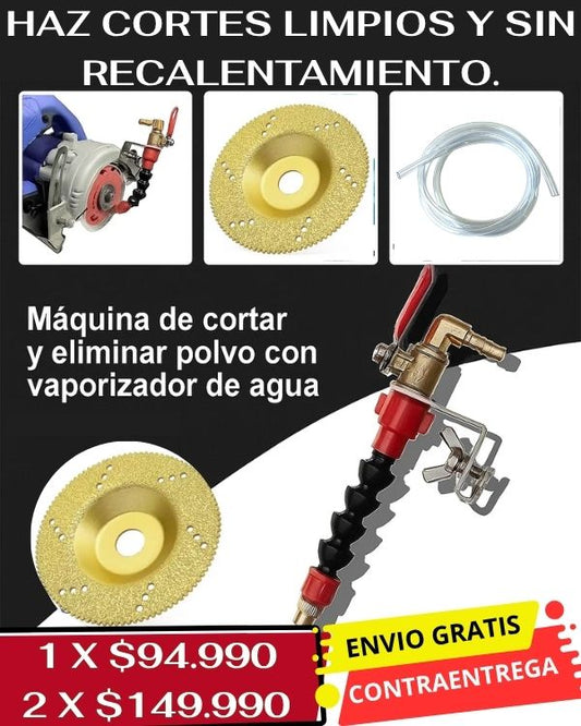 kit para corte Rociador De Agua + Disco De Corte De Sierra De Diamante