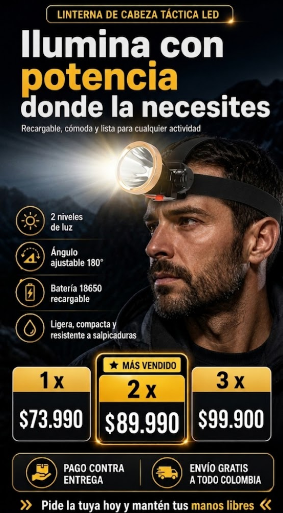 Linterna Minera Tactica