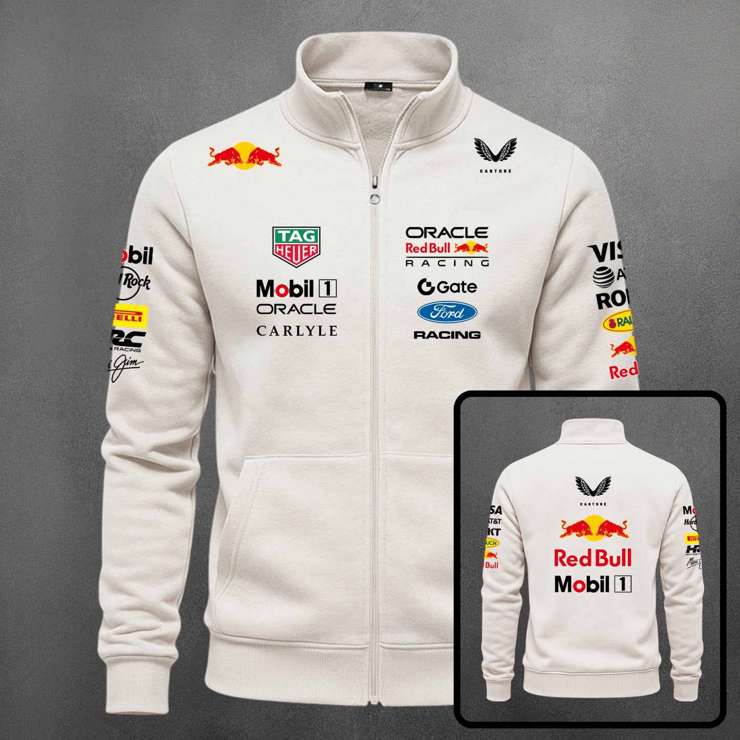 Buzo Cuello Alto F1 Redbull Estampado Ac
