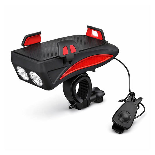 Linterna Para Bicicleta Bocina Base Celular