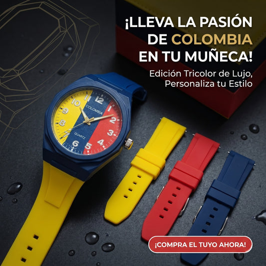 Reloj Colombia Tricolor