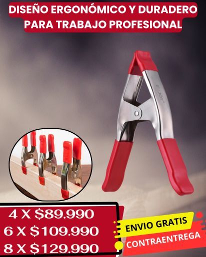 Abrazaderas De Resorte De 6 pulgadas