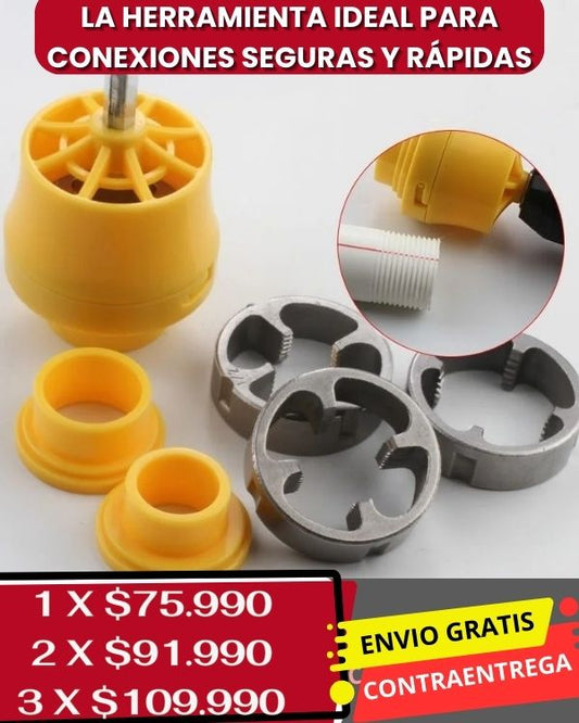 Rosca para tubo Adatada a taladro