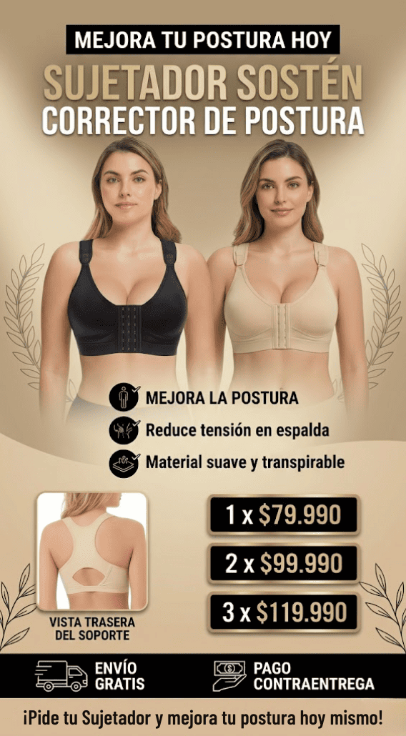Sujetador Sosten Corrector De Postura