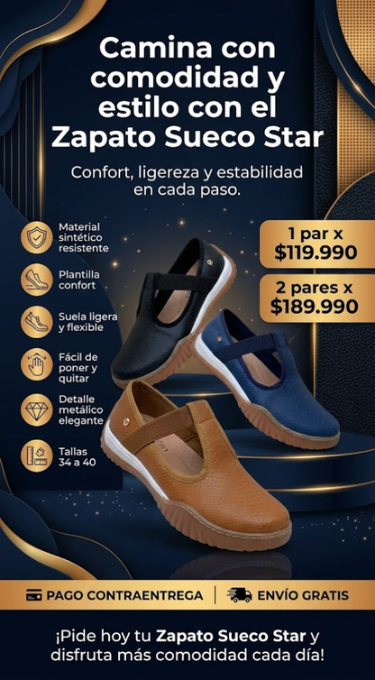 Zapato Sueco Star