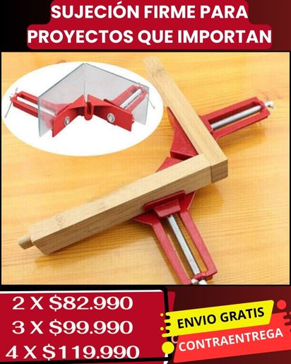 Abrazaderas De Angulo Recto De 90"