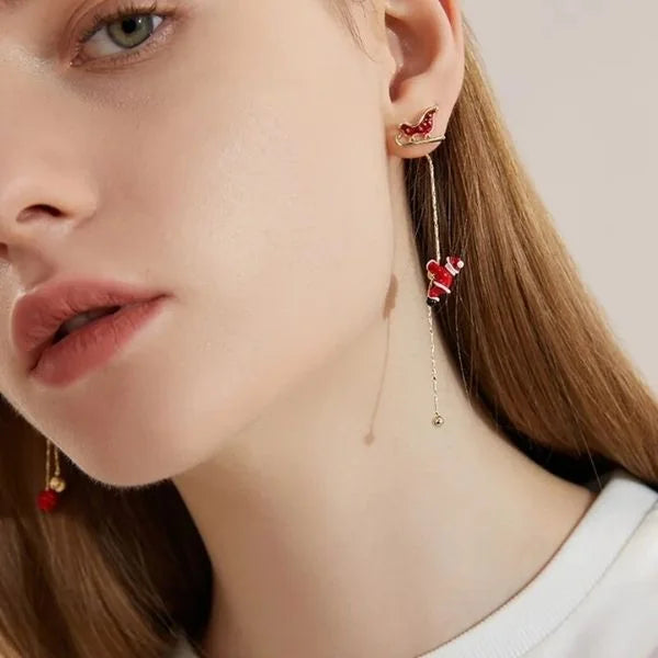 PAR ARETES NAVIDEÑOS