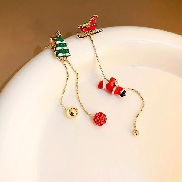 PAR ARETES NAVIDEÑOS