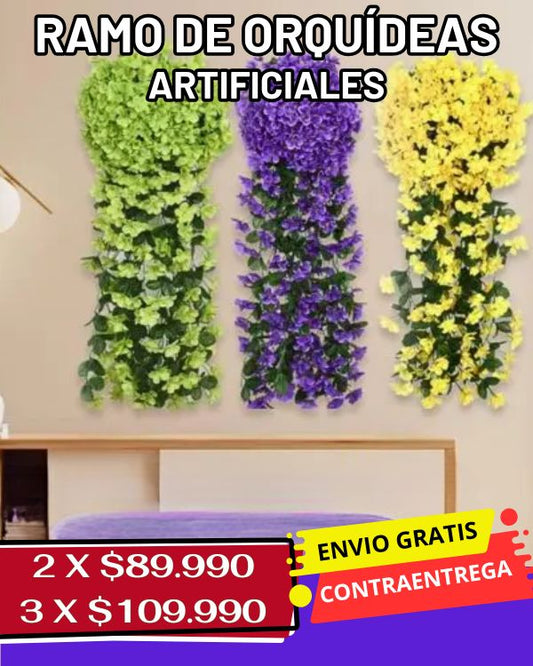 Ramo De Orquideas Artificiales