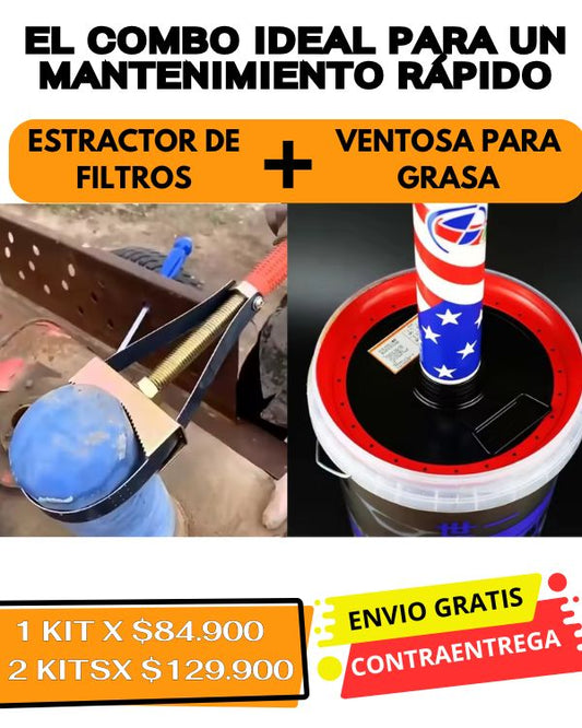 Super Combo Para Filtro y Grasa