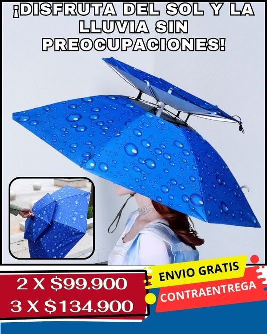 Paraguas Tipo Sombrero Multiproposito
