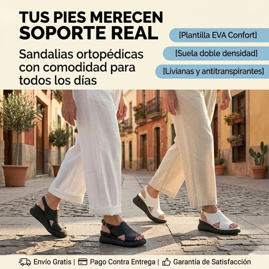 Sandalia Ortopedica Suela Confort: