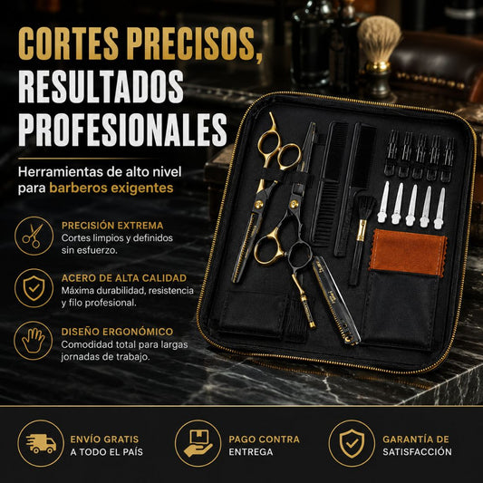 kit de tijeras profesionales