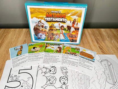 Kit colorea el nuevo y antiguo testamento