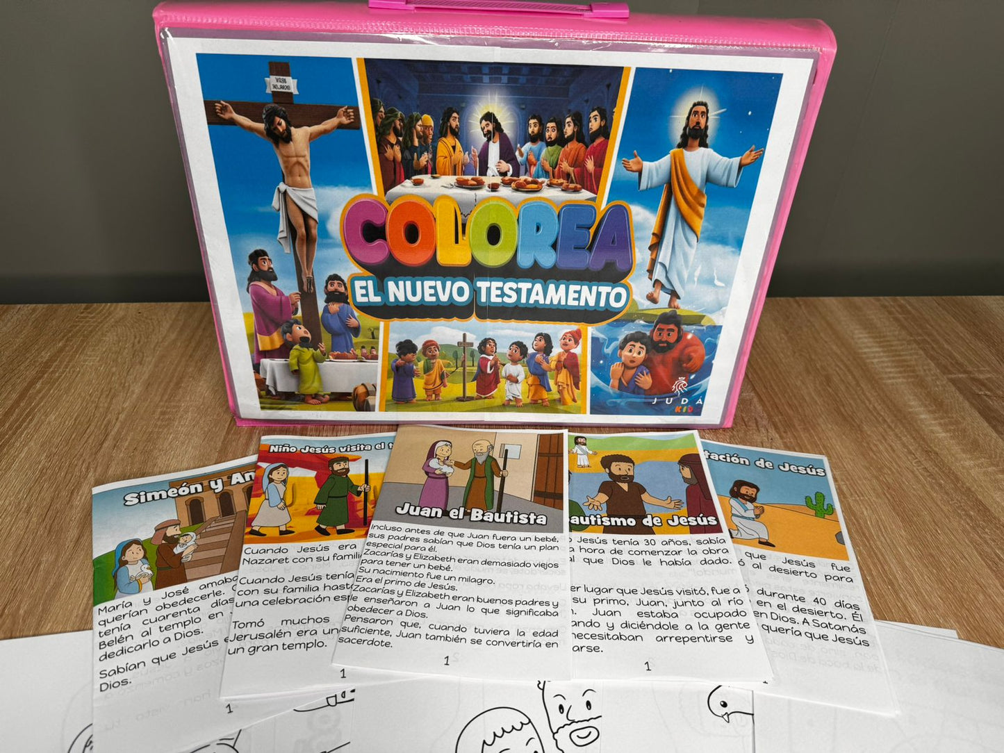 Kit colorea el nuevo y antiguo testamento