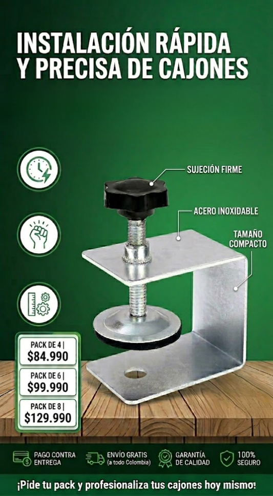 Abrazaderas Para Cajones