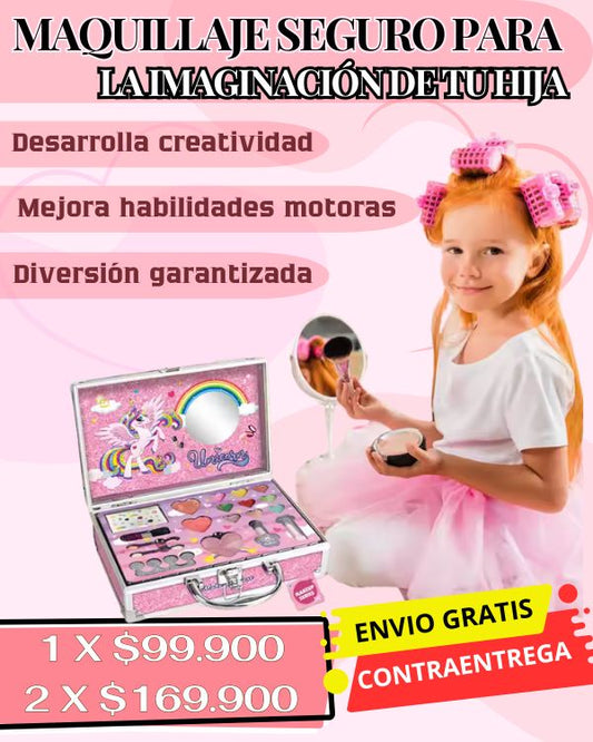 kit de maquillaje para niñas