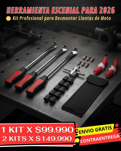 Kit De Palanca Desmontar Llantas Moto