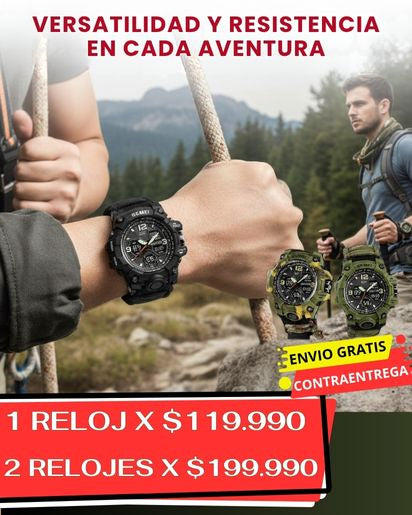 Reloj Skmei Supervivencia Tactico 1155