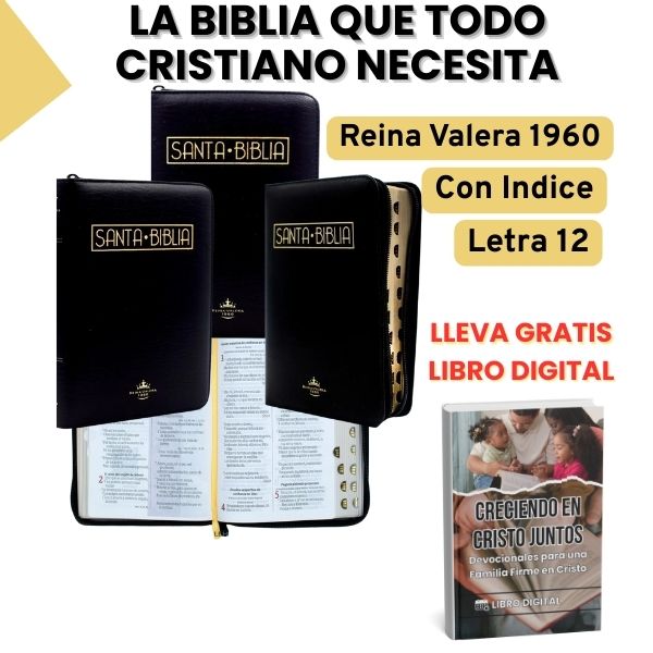 Biblia letra 12 con Indice Judá