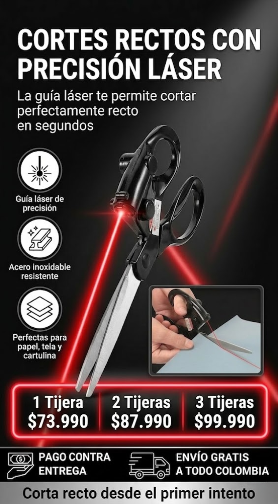 Tijeras Con Guia Laser