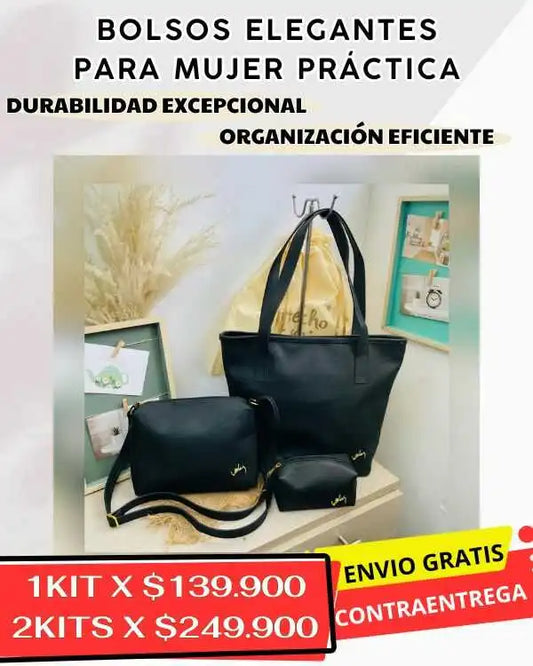 TRIO BOLSO SAFARI