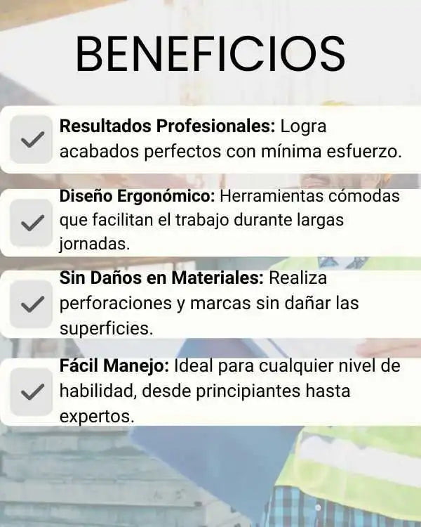 Combo  soporte para perforación +Trazador De Lineas